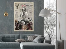 Artgeist Paveikslas - Death and Wine (1 Part) Vertical kaina