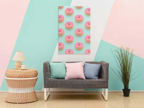 Artgeist Paveikslas - Pastel Donuts (1 Part) Vertical