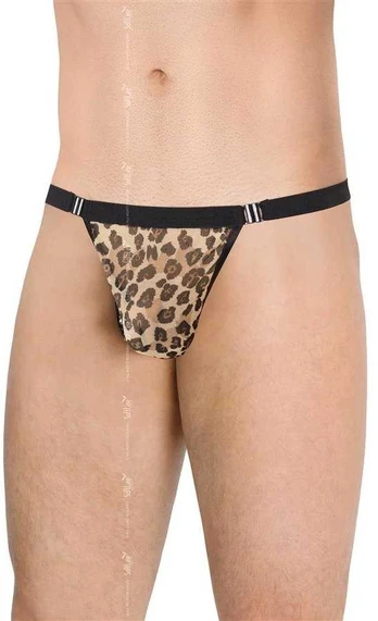 SOFTLINE Mens Thong 4528 - panther OneSize