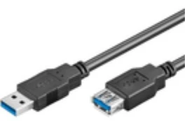 USB MicroConnect USB-A – USB-A laidas 5 m juodas (USB3.0AAF5B)