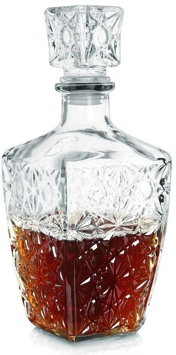Stiklinis viskio grafinis 830 ml