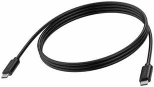 Kabelis USB Delock USB-C - USB-C Juodas (TC-USBCFF/BL)