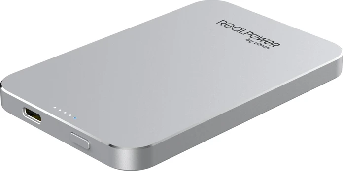 Powerbank Realpower PB-5000 MAG 5000 mAh Baltas