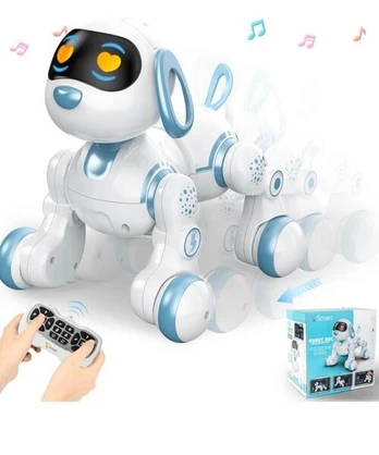 Interaktyvus šuniukas-robotas, baltas