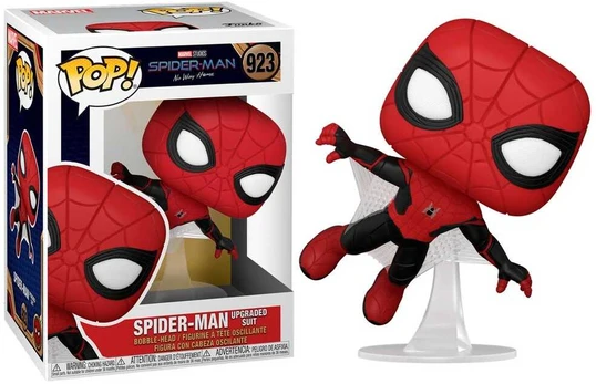 Funko POP! Marvel Studios: Spider-Man: No Way Home - Spider-Man (Upgraded Suit) Vinyl Bobble-Head
