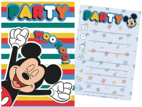 Disney Mikio vakarėlio kvietimas