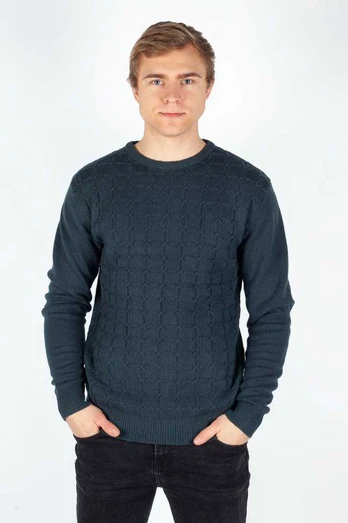 Blue Seven Megztinis Mėlynas SEVEN