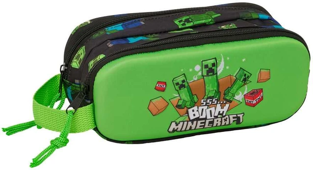Safta Minecraft 3D double pencil case