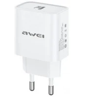 Baltas 20W 1xUSB-C pakrovėjas "Awei PD61-EU"