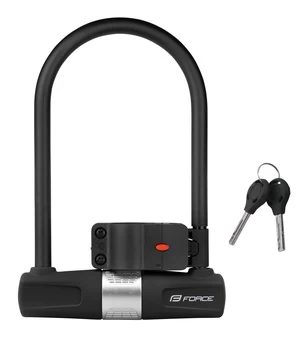 Dviračio spyna Force U-Lock Black 49141, juoda