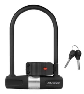 Dviračio spyna Force U-Lock Black 49141, juoda kaina