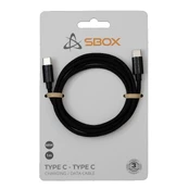 Sbox Type C - Type C M/M 1m black TYPEC-1-B kaina
