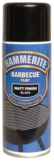 Krāsa aero.hammerite bbq melna 400ml