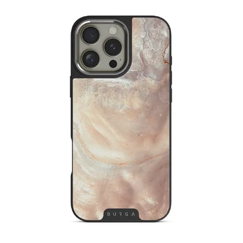 Serene Sunset - Chic iPhone 16 Pro Case, Elite Dark (MagSafe) / Silver