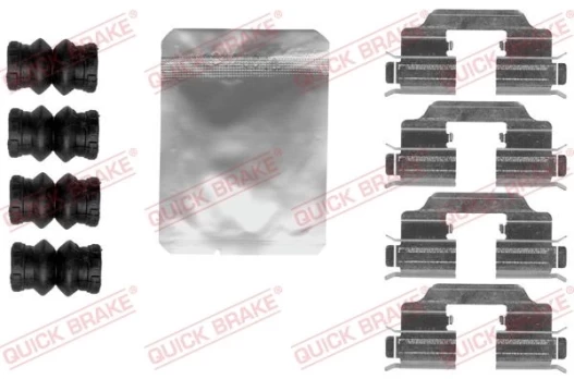 Priedų komplektas, diskinių stabdžių trinkelės QUICK BRAKE 109-1832