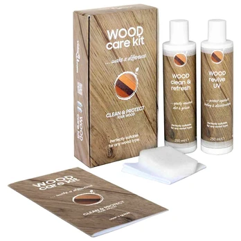 Medienos priežiūros priemonių rinkinys, care kit, 2x250ml