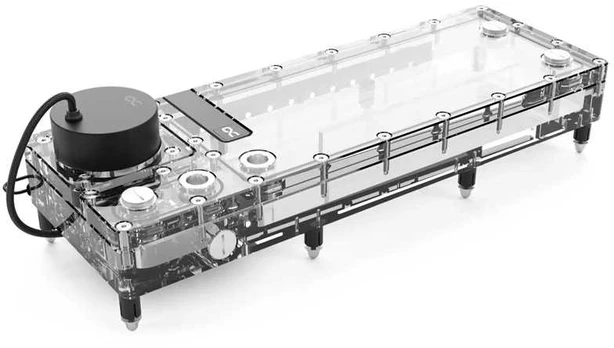 Alphacool Core Flat Reservoir 360, mit VPP-Pumpe - rechts