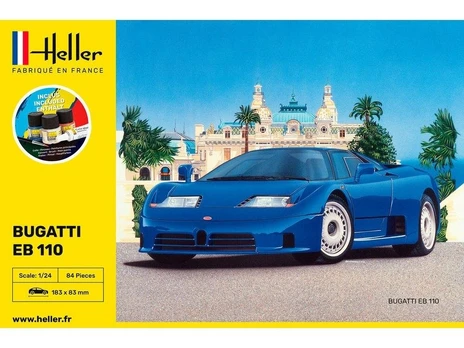 Heller - Bugatti EB 110 dovanų komplektas, 1/24, 56738