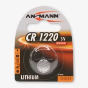 Elementai ANSMANN CR1220, 1vnt., litis, 3V kaina