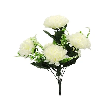 Dirbtinė chrizantemų puokštė, 36 cm