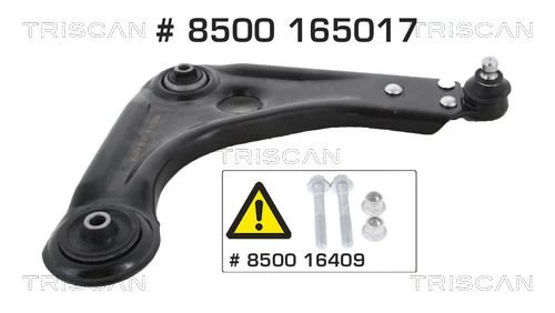 Vikšro valdymo svirtis TRISCAN 8500 165017