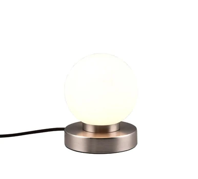 TRIO-Lighting Prinz II table lamp E14 brushed steel gaismeklis