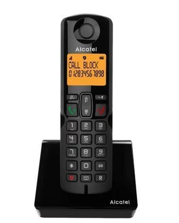 Belaidis telefonas Alcatel S280 Juoda