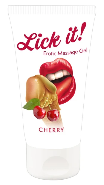 Lick-it Lick it! Wild Cherry 50 ml masažo gelis