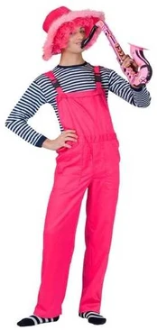 ESPA Neon pink overalls kostume