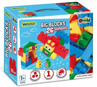 WADER Big Blocks klocki 26el 41591 15911