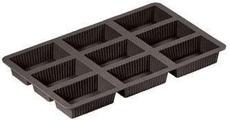 Lurch Flexiform Bageplade Brownie, 9 stk