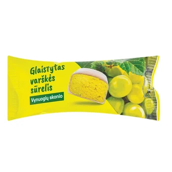 Glaistytas varškės sūrelis vynuogių skonio, 40 g