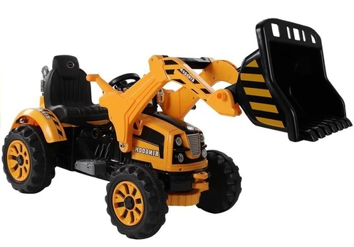 Vaikiškas elektrinis traktorius, oranžinė