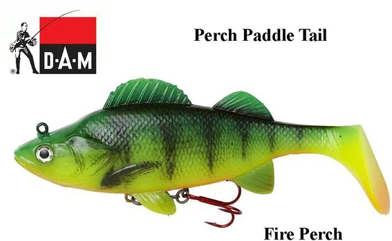 Guminukai DAM EFFZETT Natural Perch Paddle Tail Fire Perch