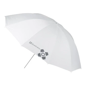Quadralite Umbrella Baltas Transparent 150 cm