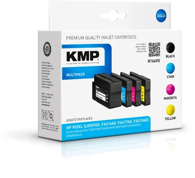 Legrand KMP 1747,4005, High (XL) Yield, Dye-based ink, 55 ml, 90 ml, 2300 pages, Multi pack