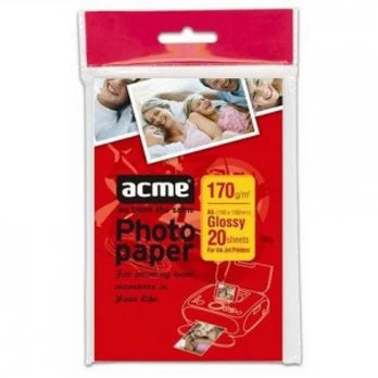 Foto popierius Acme, A6 170g/m2 20 vnt. blizgus
