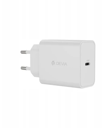 Devia kroviklis jungiama į tinklą Rocket PD 45W 1x USB-C balta