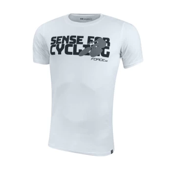 Marškinėliai FORCE SENSE (balta) XL