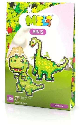 Konstruktorius Meli Minis Dino 3in1 1000 el.
