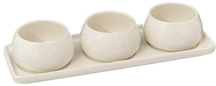 Miseczki do dipów i przekąsek NORA, ceramiczne