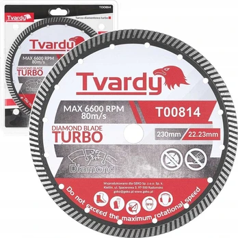 Tvardy Turbo deimantinis diskas 230x10x22,23mm (25)