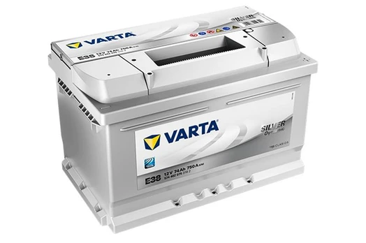VARTA Sidabrinis Dynamic E38 (574402075) 74Ah akumuliatorius
