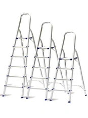 Kopėčios ALIUMINIO 4 pakopų 77-148cm max150kg SNAPIT
