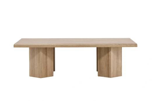 Kavos staliukas Lillehammer 80 x 140, rudas