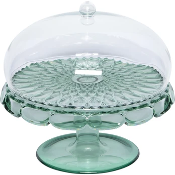 Guzzini VANITY tortinė su koja ir gaubtu, 30 cm, Matcha Green
