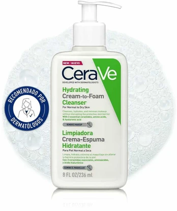 Cerave Moisturizing cream-foam cleanser 473 ml