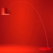 Foscarini Twiggy LED stovas, violetinis
