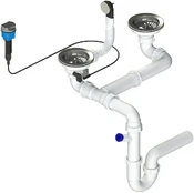 Sifonas plautuvėms Laveo OKS_124A, Steel kaina