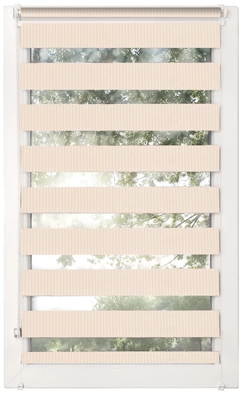 Ritininė užuolaida Karpol Basic Mini, šviesiai ruda - ecru, 100 cm x 150 cm